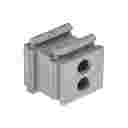 SPP 2X4G - DES INSERT - SMALL, GREY - 2 HOLE, CABLE Ø4 mm