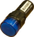 16mm INDICATING LIGHT BLUE, 110VAC/DC LED, SCREW TERMINALS IP40