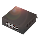 BALLUFF Unmanaged Switch, 8-port, Ethernet TCP/IP, 10Base-T/100Base-TX, 12..48VDC