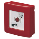 GEWISS 42RV RED EMERGENCY ENCLOSURE, WITH PUSHBUTTON 1NC/1NO, IP55 SURFACE MTG