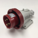 GEWISS IEC309 90° INLET SURFACE MTG IP67 RED 415V 6H 16AMPS 3P+E