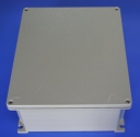 CVS ALUMINIUM JUNCTION BOX, PAINTED METALLIC GREY IP66, 392x298x144mm