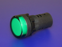 22mm INDICATING LIGHT GREEN, 110-130VAC/DC LED, SCREW TERMINALS IP66