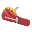 GEWISS 97MSS ACCESSORY -  ROTARY DOOR HANDLE, RED - EMERGENCY 320mm SHAFT - FOR MSS250 / MSS630