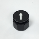 TER CHARLIE/ALPHA DISC (Dual Button) - BLACK WITH 1-SPEED ARROW