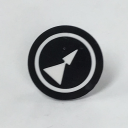 TER MIKE/VICTOR DISC INSERT - BLACK WITH DOUBLE ARROW