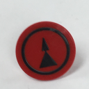 TER MIKE/VICTOR DISC INSERT - RED WITH DOUBLE ARROW